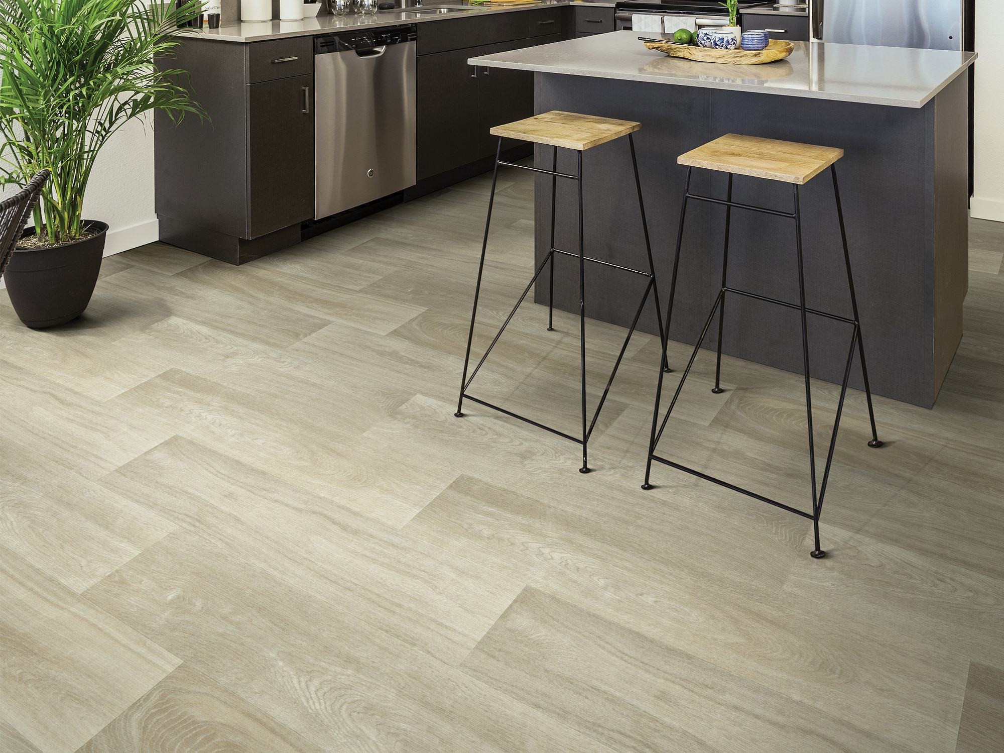 Turner flooring, shown in a room