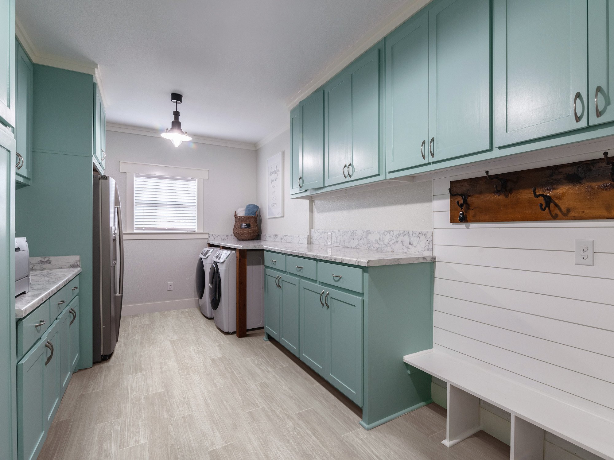 Tucana flooring, shown in a room